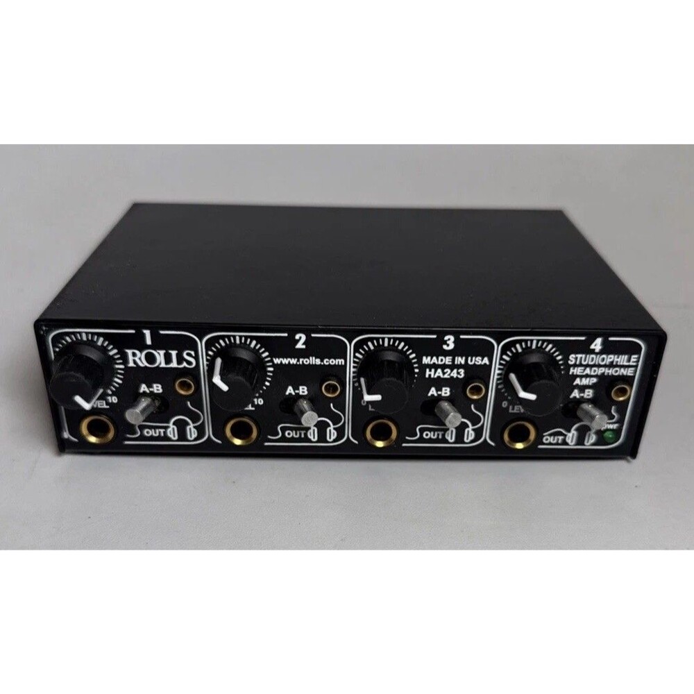 Rolls HA243 4-Channel Studiophile Headphone Amplifier